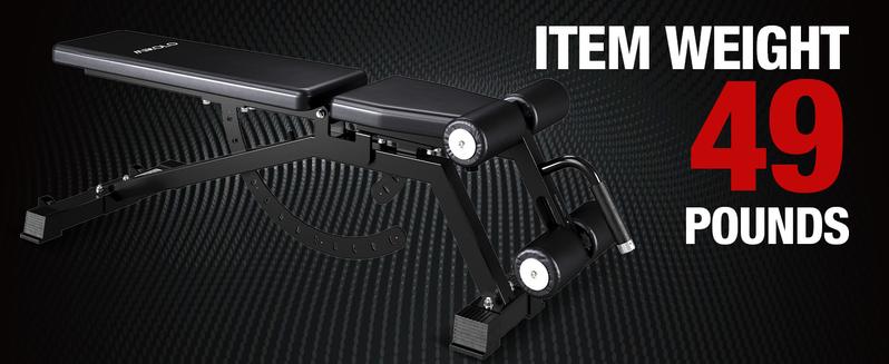 MIKOLO Adjustable Weight Bench, Workout Bench Press Set, Removable Leg Support for Flat Incline Decline Sit Up Bench, Vertical Storage Space-Saving Multi-Functional Home Gym EquipmentMIKOLO