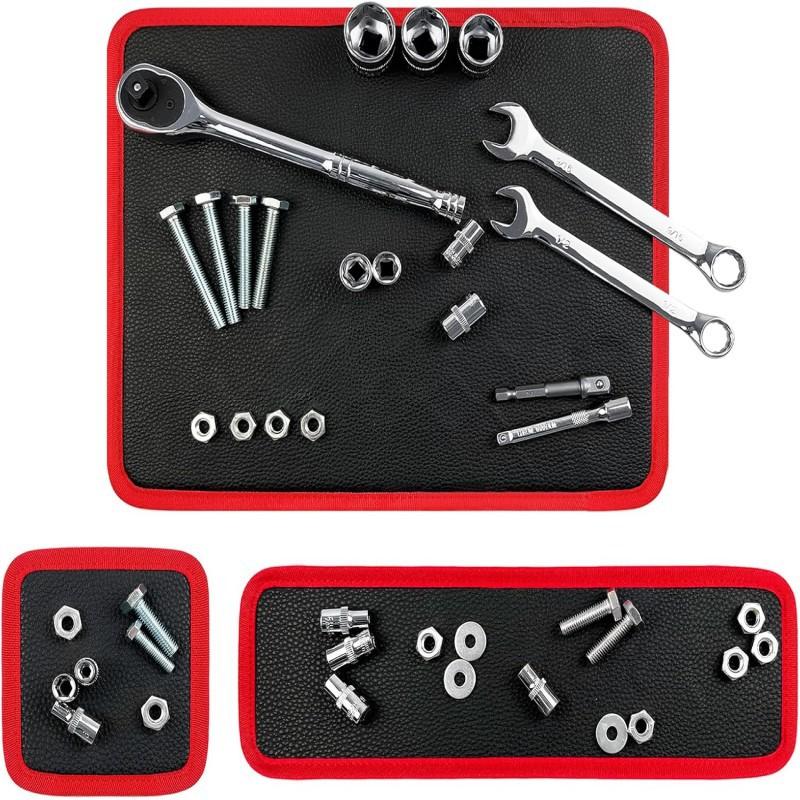 New Magnetic Tool Mat, Space Saving Wall Mount, Quick Organization, Improve Workshop Efficiency, Portable Tool Rack and Pad, Garage Tool Storage, Power Tool Organizer, Tool Organisers
