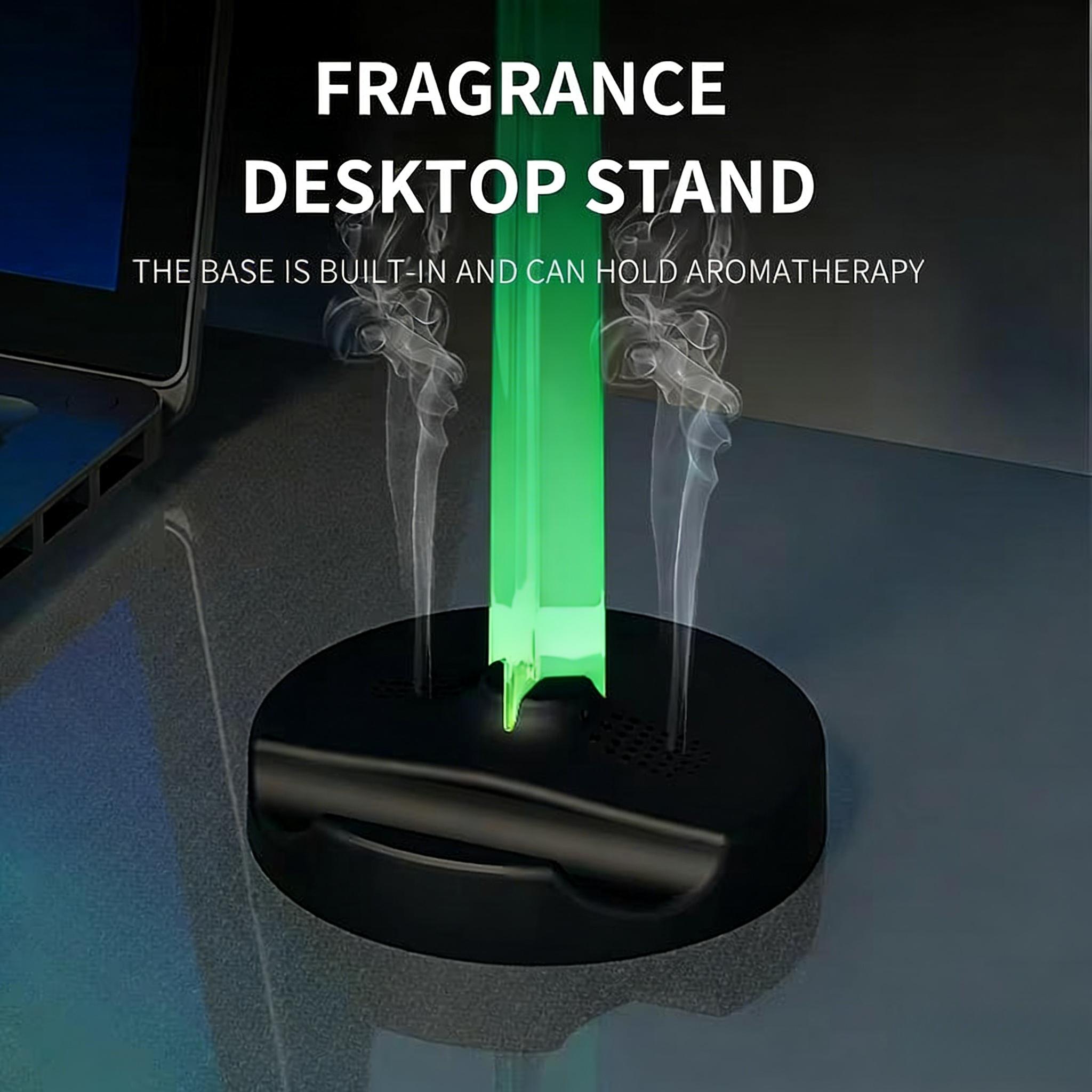A10-RGB Gaming Headphone Stand, Glow Earphone Rack, Desktop Display Bracket, Headset Hanger, Detachable Headphone Stand for Gamers, Headphone Storage