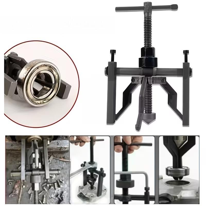 Claw Gear Puller, Three-Claw Pilot Bearing Puller, Inner Bearing Puller, Wheel Bearing Remover, Multifunctional Wheel and Pulley Removal Extractor for Car Maintenance, Auto Repair Tools
