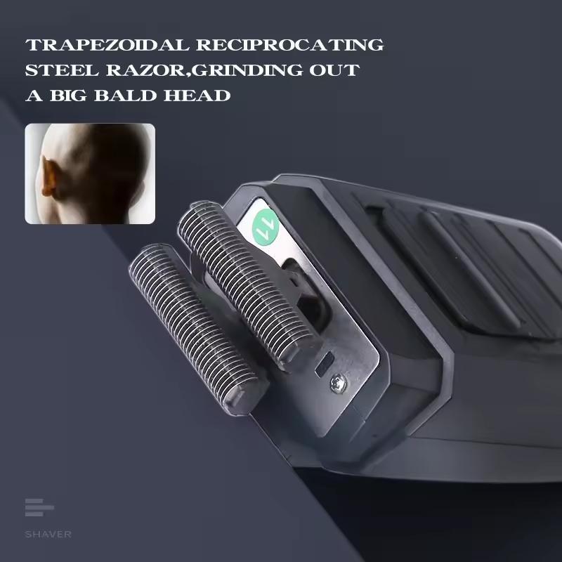 Kemei Rechargeable Electric Razor for Men, USB Charging, Wet/dry Shaving, Ergonomic Design, Long Battery Life, Perfect Father's Day Gift