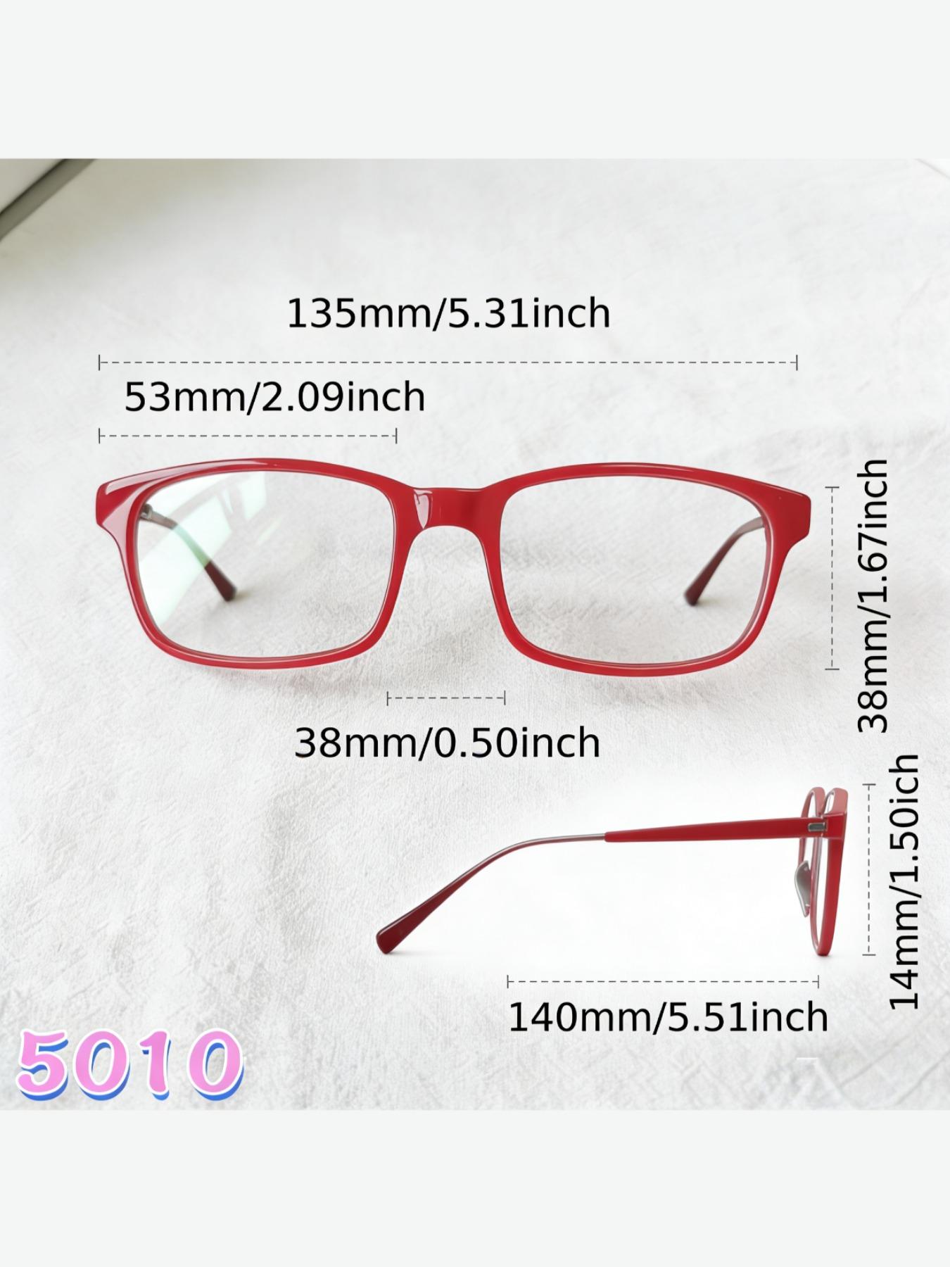 Single-Piece Eyewear Frame, Multiple Colors Available, High-End Round Design, Anti-Slip Comfortable Wear, Essential Office Commute Accessory