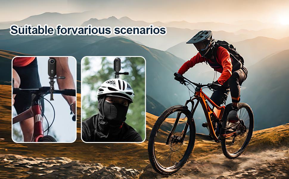 NUISK Mini Action Camera with 360° Rotatable Clip Magnetic Clip 90 Minutes Recording 30M Waterproof 5V/2A Type-C Charging UHD Pro Sports Camera for Adventure and Capture ,Ideal Gift for Girls, Boys Teenagers, TikTokShopSpringGlowUp