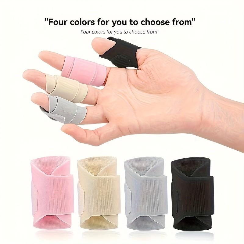 5 pieces, reusable finger strap protectors - soft and breathable, suitable for post injury recovery, exercise, and daily use. The universal adjustable protective cover is made of soft polyester material with a secure buckle