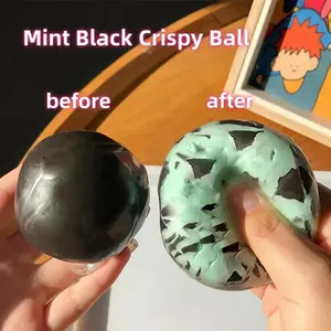 New Crunchy Chocolate ASMR Handmade Ball Stress Anxiety Relief Slow Rebound Squishy Squeeze Sensory Fidget Gifts For Kids Adults