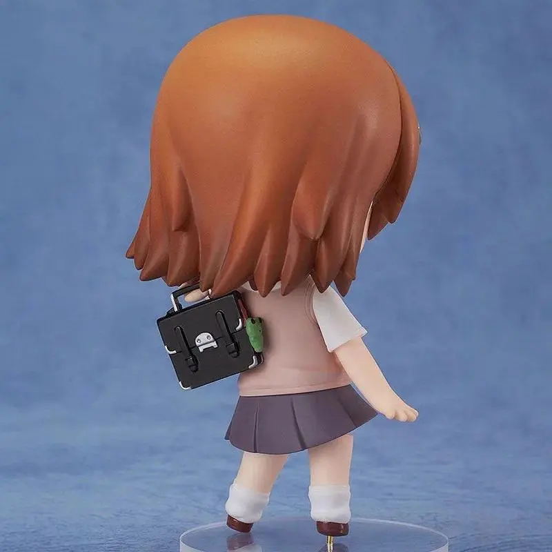 Nendoroid 345 Misaka Mikoto Toaru Kagaku No Railgun Q Version Action Figure Changeable Face Desktop Decor Collect Model Toy Gift