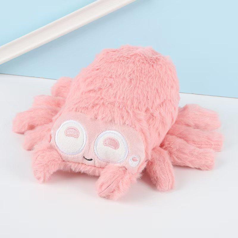 Happy Plush Spider Toy, Fun Halloween Costume Accessory, Game Decoration, Perfect for Halloween Party Supplies & Playtime