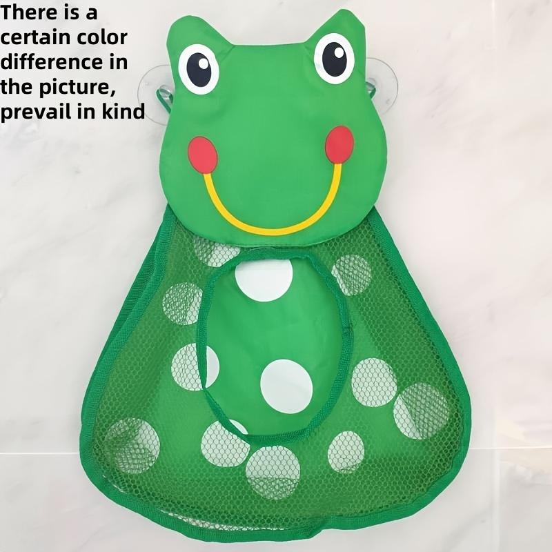 Cartoon-themed Hanging Storage Bag, Water Toy Storage Mesh Bag, Suction Cup Hanging Household Storage Bag, Available in Various Sizes.