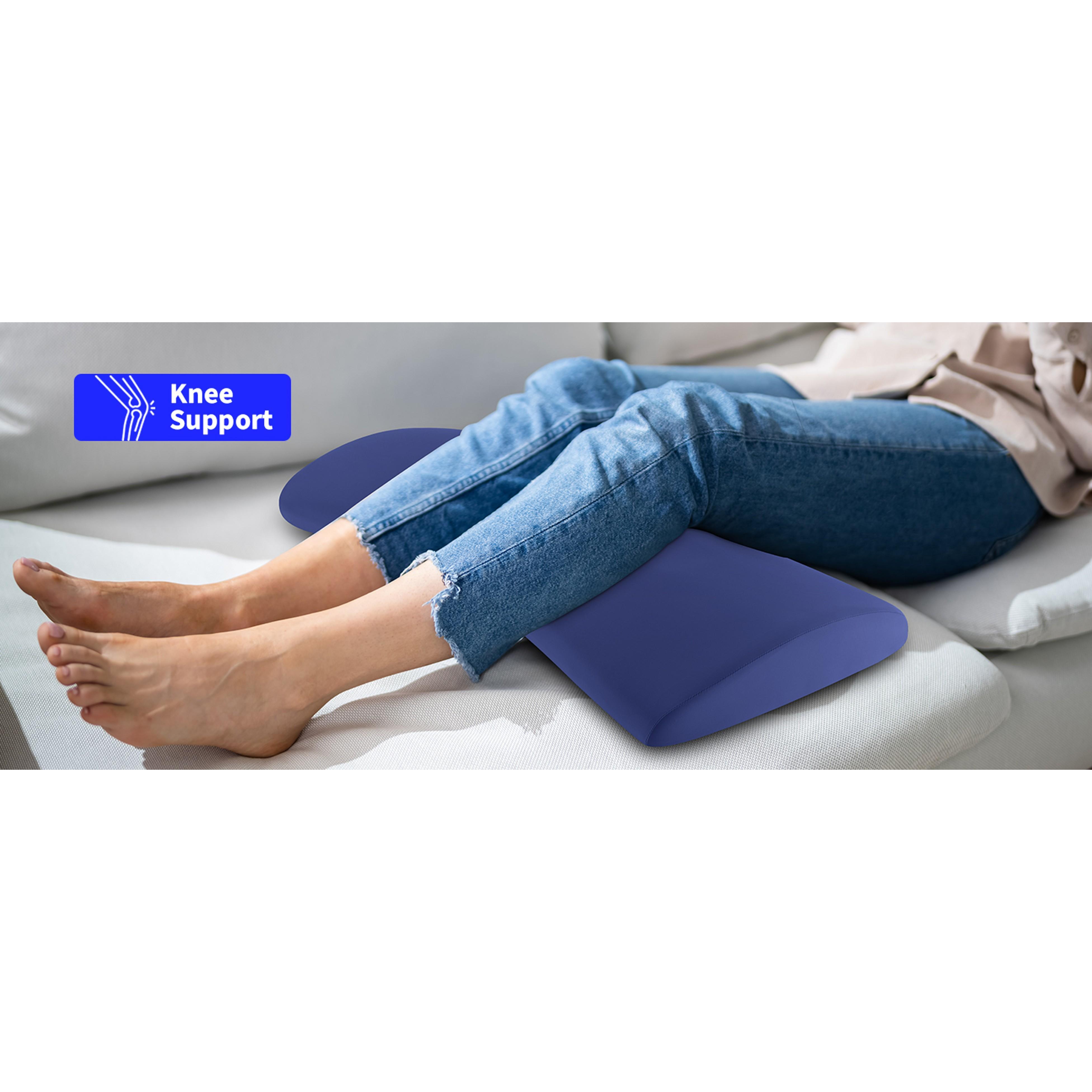 Lumbar Support Pillow for Bed Relief Back Pain: Lower Back Pillow for Sleeping - Memory Foam Waist Pillow - Cooling Back Bolster Pillow for Side, Back&Stomach Sleepers - Bed Rest Pillow for Car, Sofa