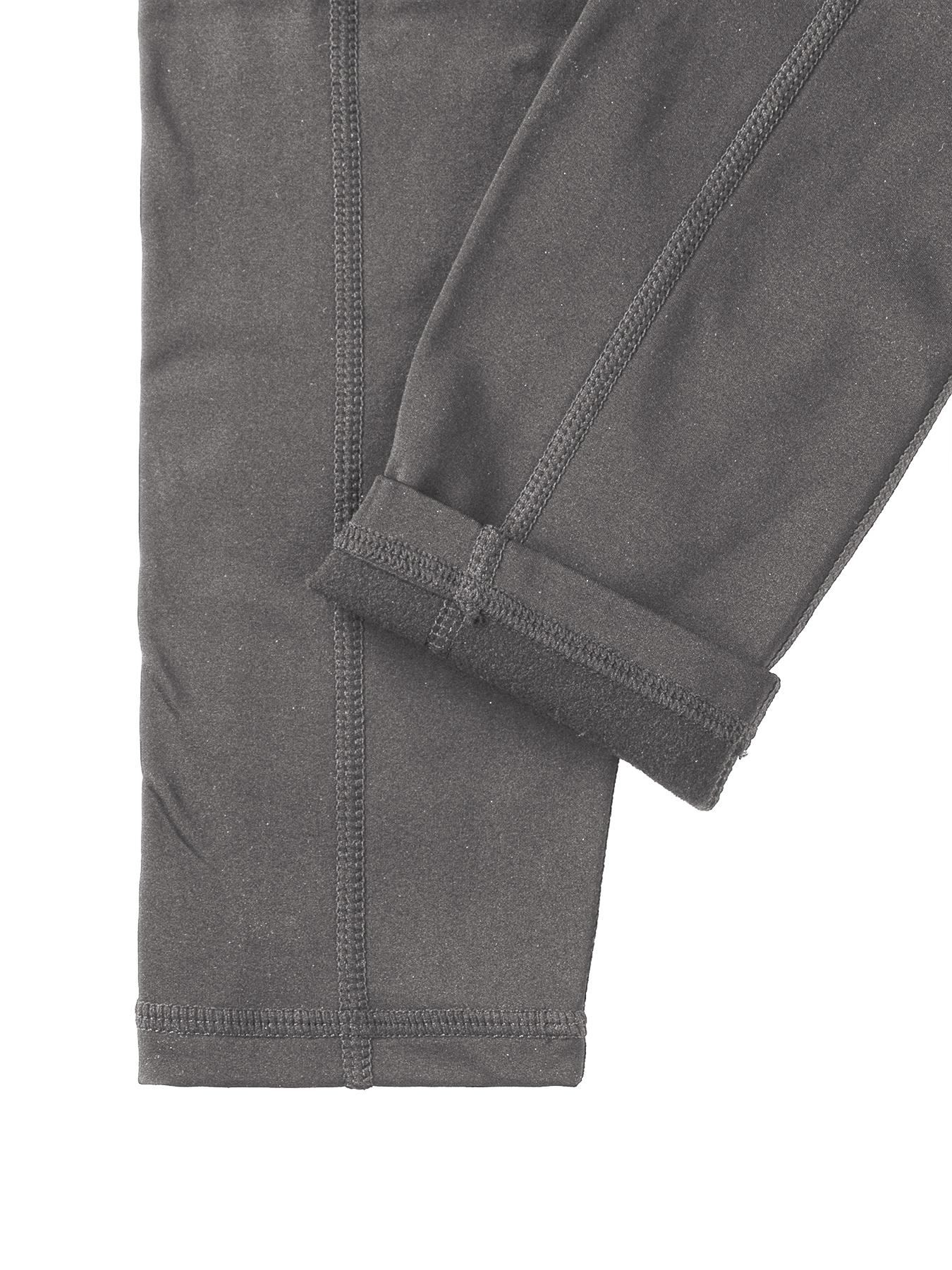 Women's High-Waisted Fleece Lined Leggings, Sporty Tight-Fitting Yoga Pants with Pockets, Warm Winter Workout Wear for Women