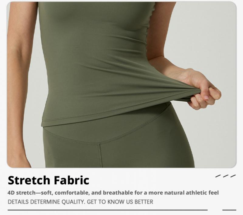 Solid color sports T-shirt set, round neck, slim fit, stretchy fabric, suitable for yoga and gym workouts, women's sportswear, sporty style clothing, fitness shirt, workout top, loose fitness shirt, fitness set