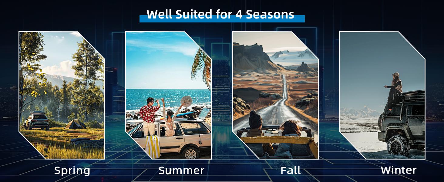 Leather Seat Covers for Honda CR-V/CRV 2015-2026 - Full Set with Lumbar Support | Waterproof, Easy to Install, Stain-Resistant Car Seat Protector