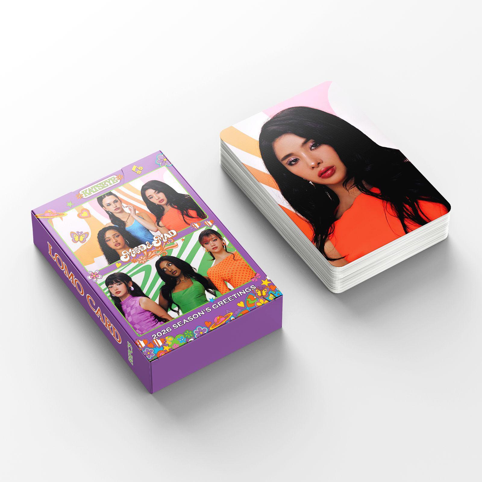 1 Box 55 Sheets Katseye Group 2026 Season's Greetings Collection
