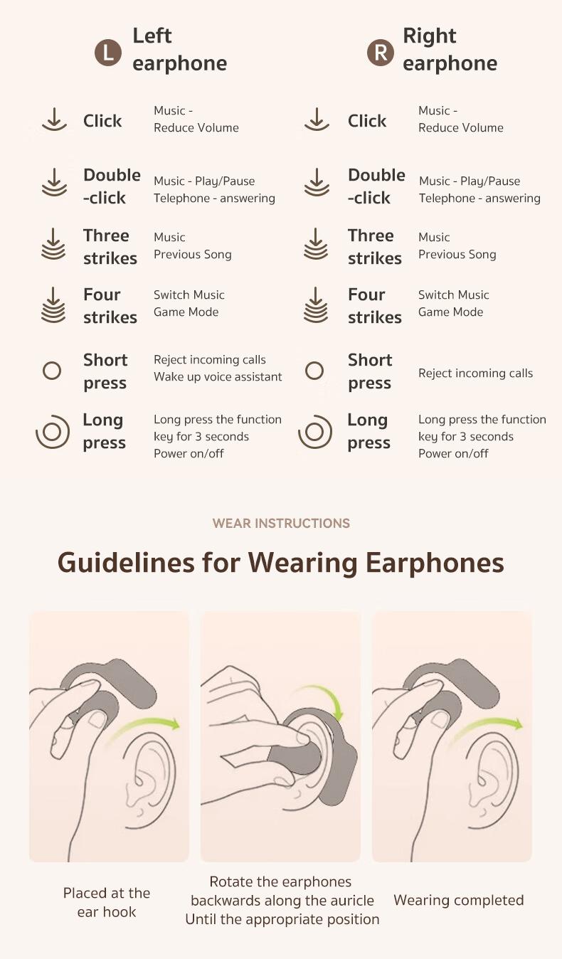 MINISO X38 Wireless On-ear Design Earphone for Summer, Noise Cancelling Headphone with Digital Display, Bluetooth-compatible Headphone for Running, Gym, Workout, Sports