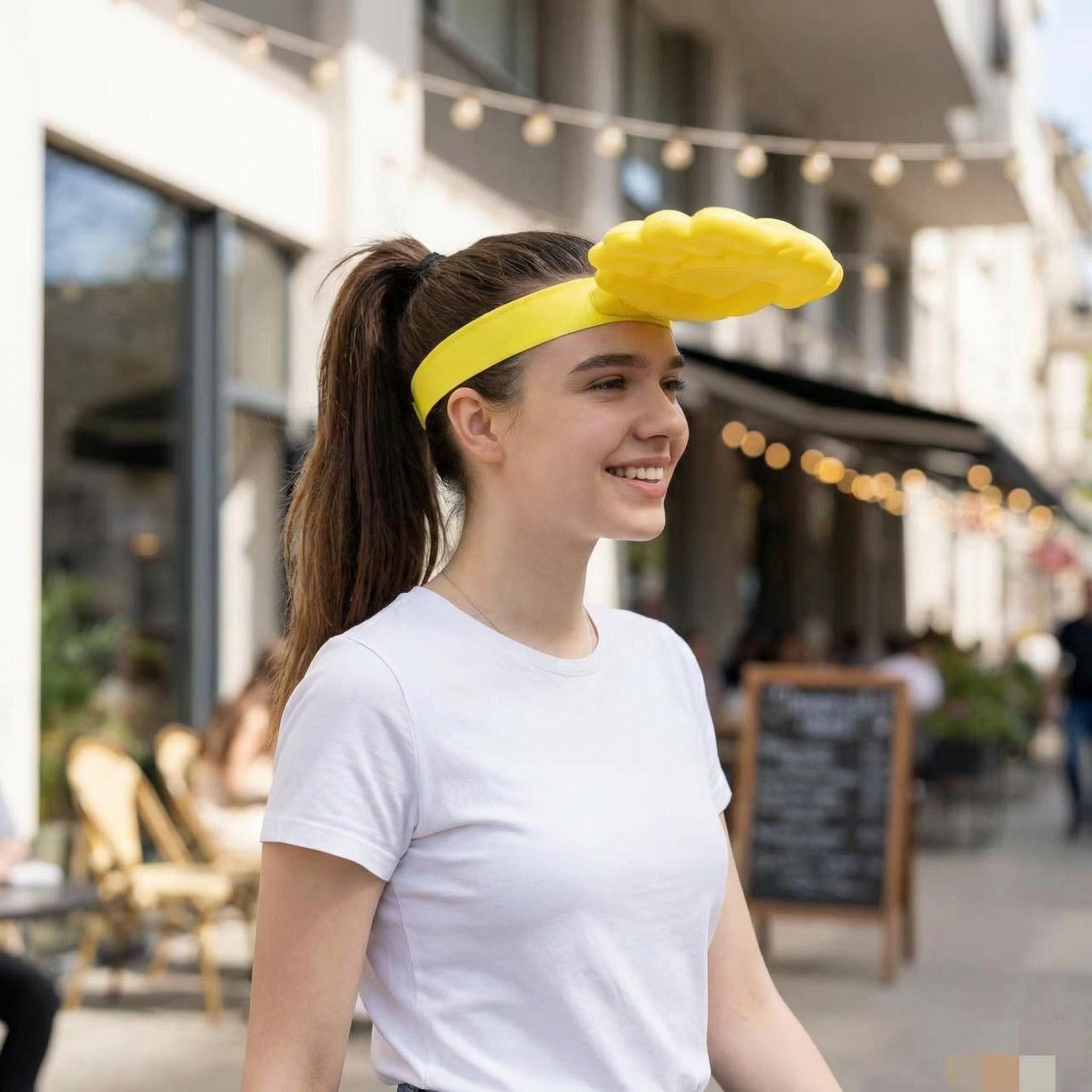 Funny Hand Sun Visor, Novelty Sun Hat, Unique Headband Design, Perfect for Fun Outdoors Activities, Stand Out with This Quirky Accessory!