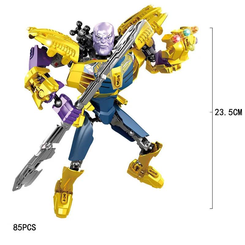 Lewan 2077 Steel Mech American Team Killer Assembled Building Blocks Boy Toy Gift Compatible with Lego