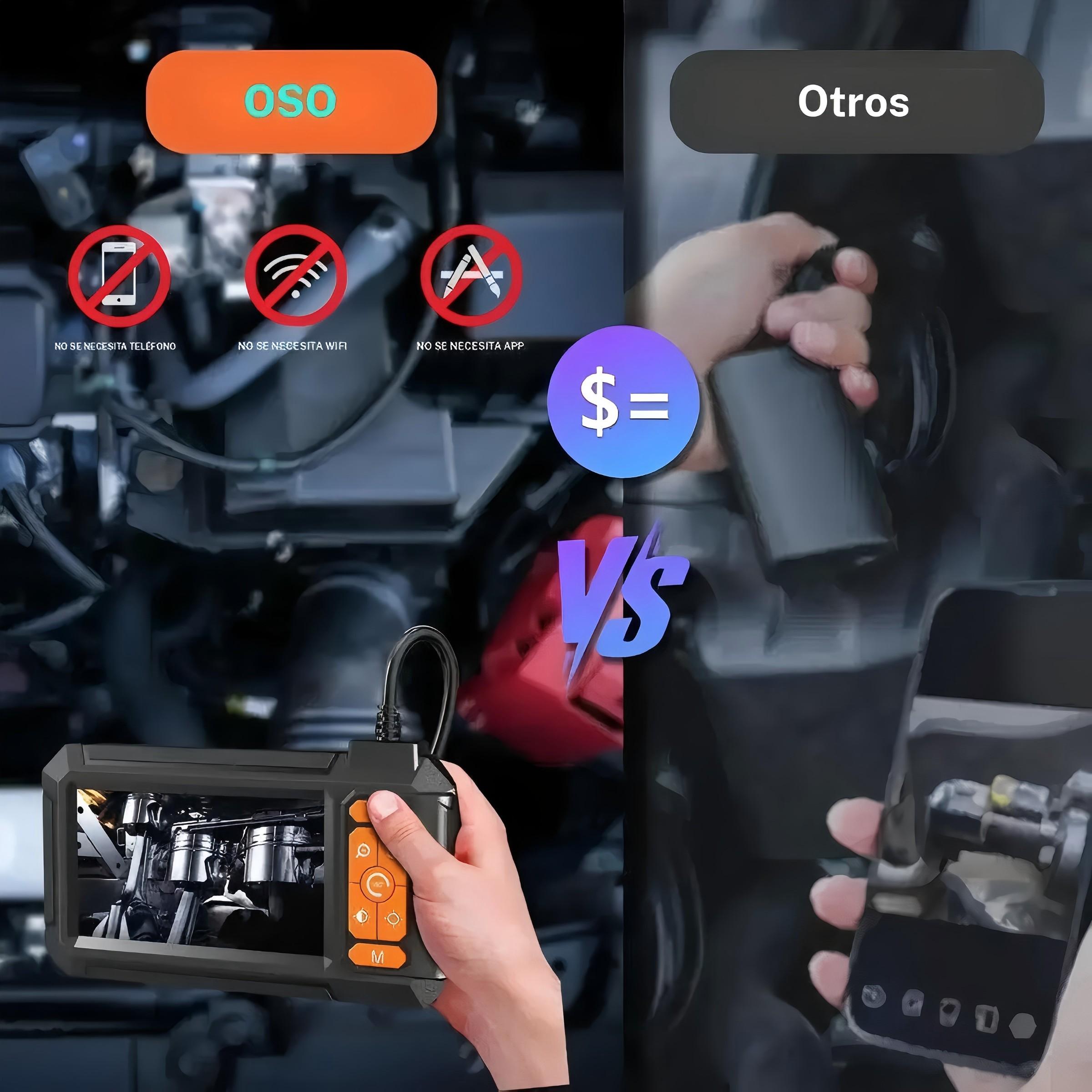 Endoscope Camera with Light, 4.3 Inch IPS Screen, HD 1080P, 8 LED Lights, Ip67 Waterproof, Sewer Inspection Device