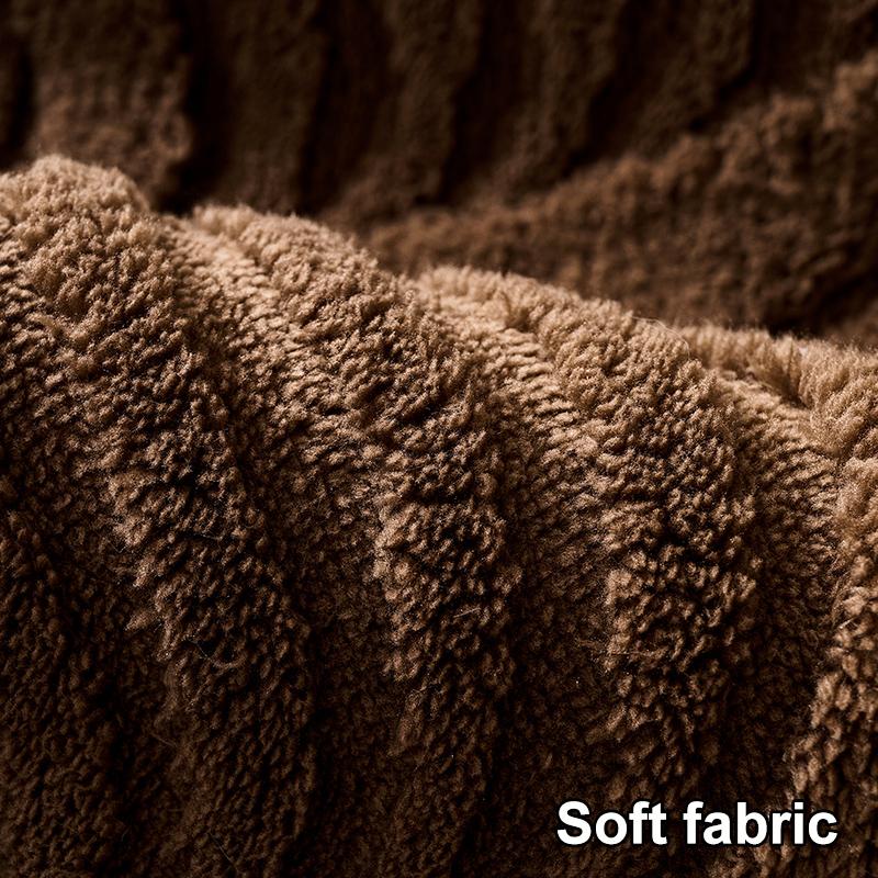 Plush Sofa Cushion Cover, Pet-Friendly Washable Protector, Soft Sofa Protector, Universal All-Season Use, Office Bedroom Living Room Decor