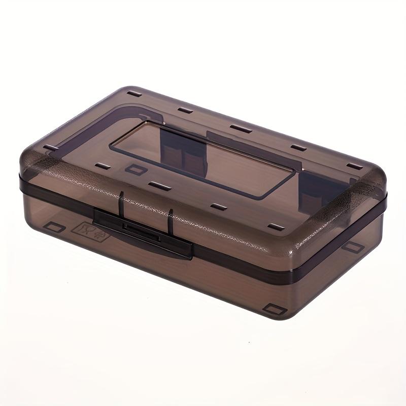 Large Capacity Multi-Functional Plastic Storage Box, Transparent Pencil Case, Simple Stationery Box for Students, Art Sketching Supplies Organizer