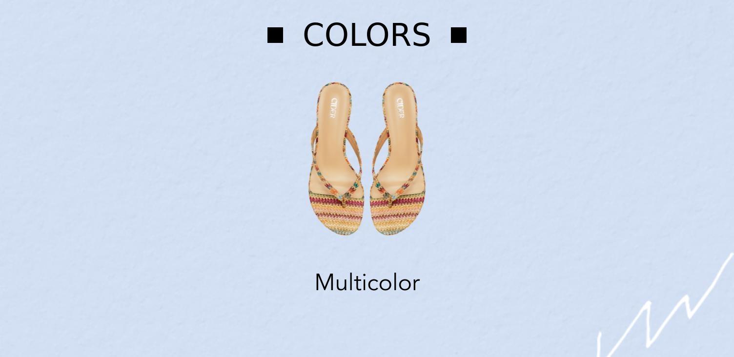 Cider WOVEN FLIP-FLOP KITTEN HEELED SANDALS SohoChic