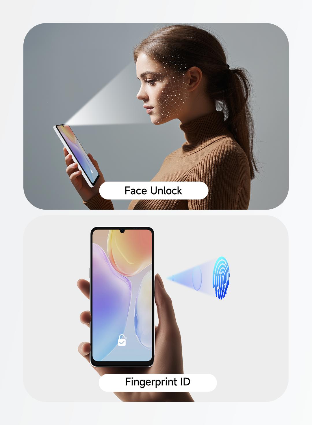 Ulefone Note 20 Pro Unlocked Cell Phones, 4G Smartphones,Android 14 , 6000mAh Mega Battery, 8GB + 128GB/256GB, 6.75" Large Waterdrop Display 90Hz + 50MP Main Camera+8MP Selfie Camera+2MP Macro Lens , Ultra-Slim Lightweight, Face Unlock& Fingerprint ID