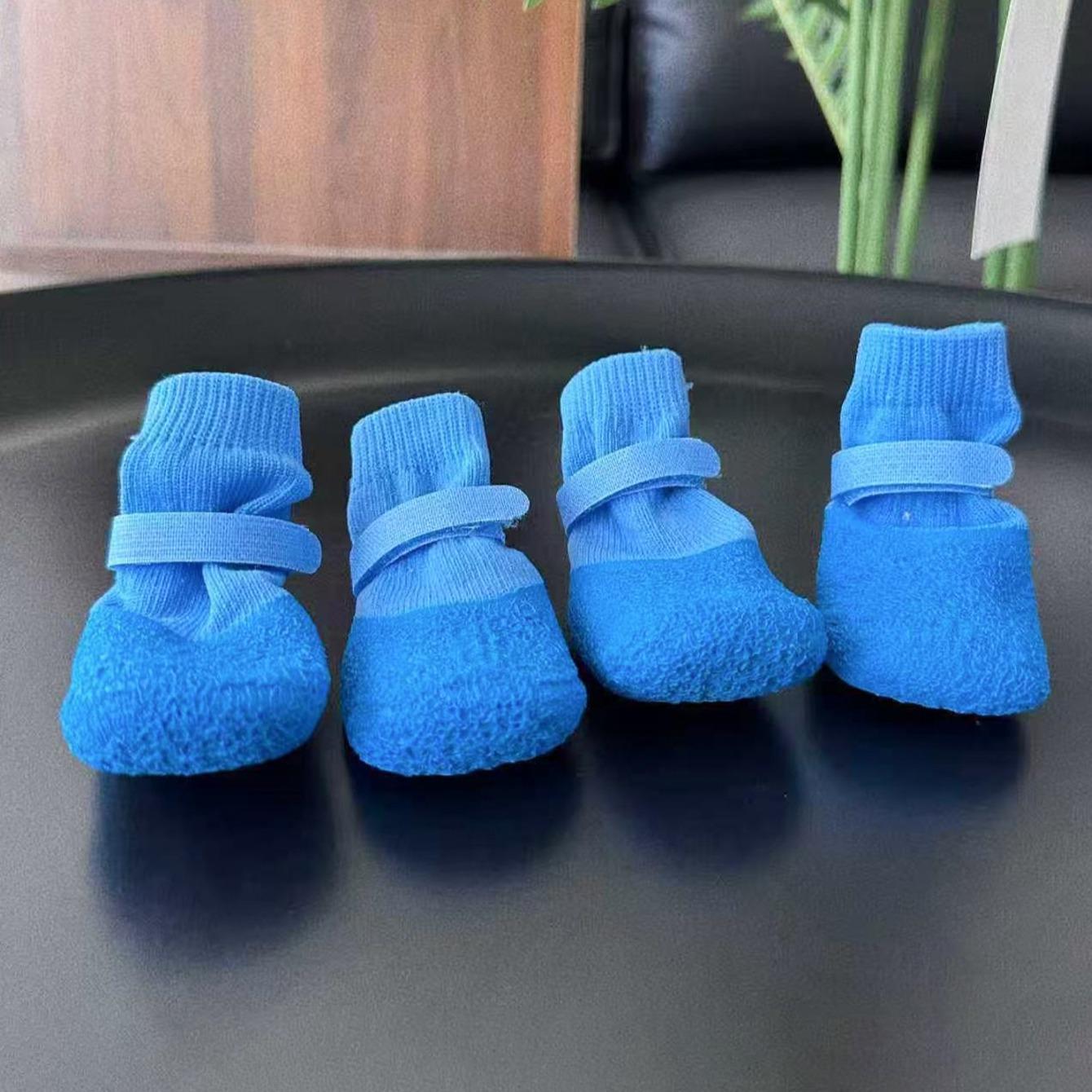 Non-Slip Dog Socks, Waterproof Soft Sole, Durable Breathable Pet Shoes, Universal Anti-Scratch Indoor Outdoor Dog Boots, Pet Supplies