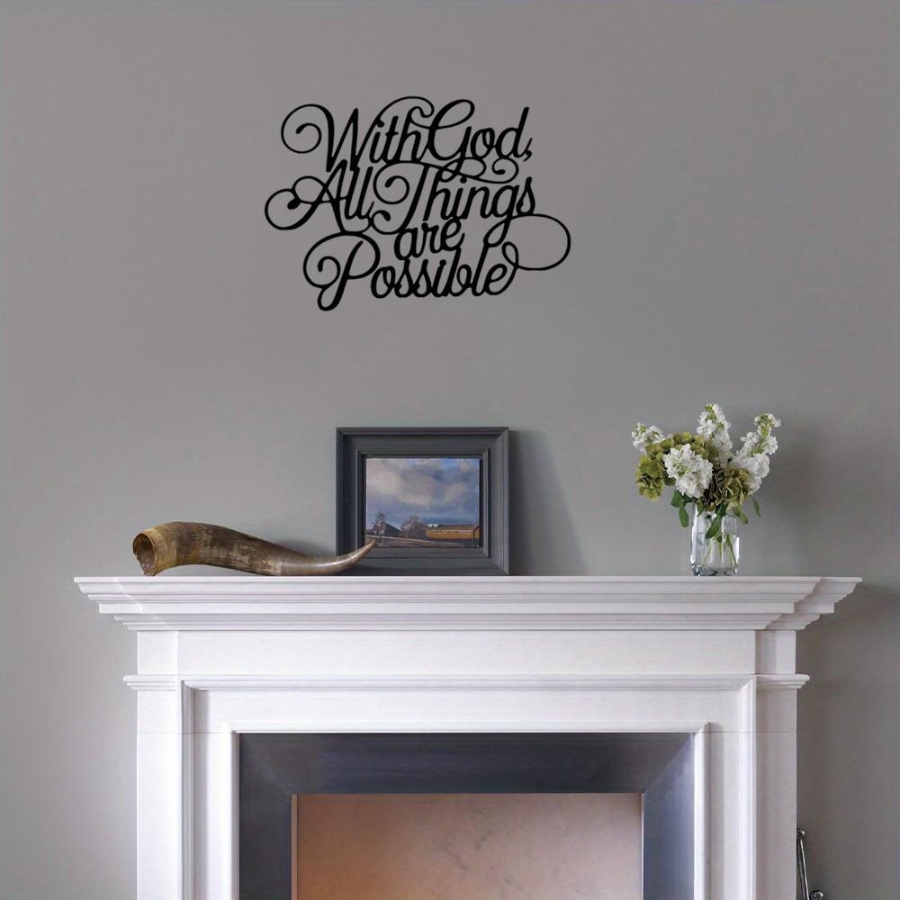 Metal Decoration with God, Abstract Art for Halloween, Christmas Decor, Versatile Metal Ornament, Perfect for Festive Celebrations