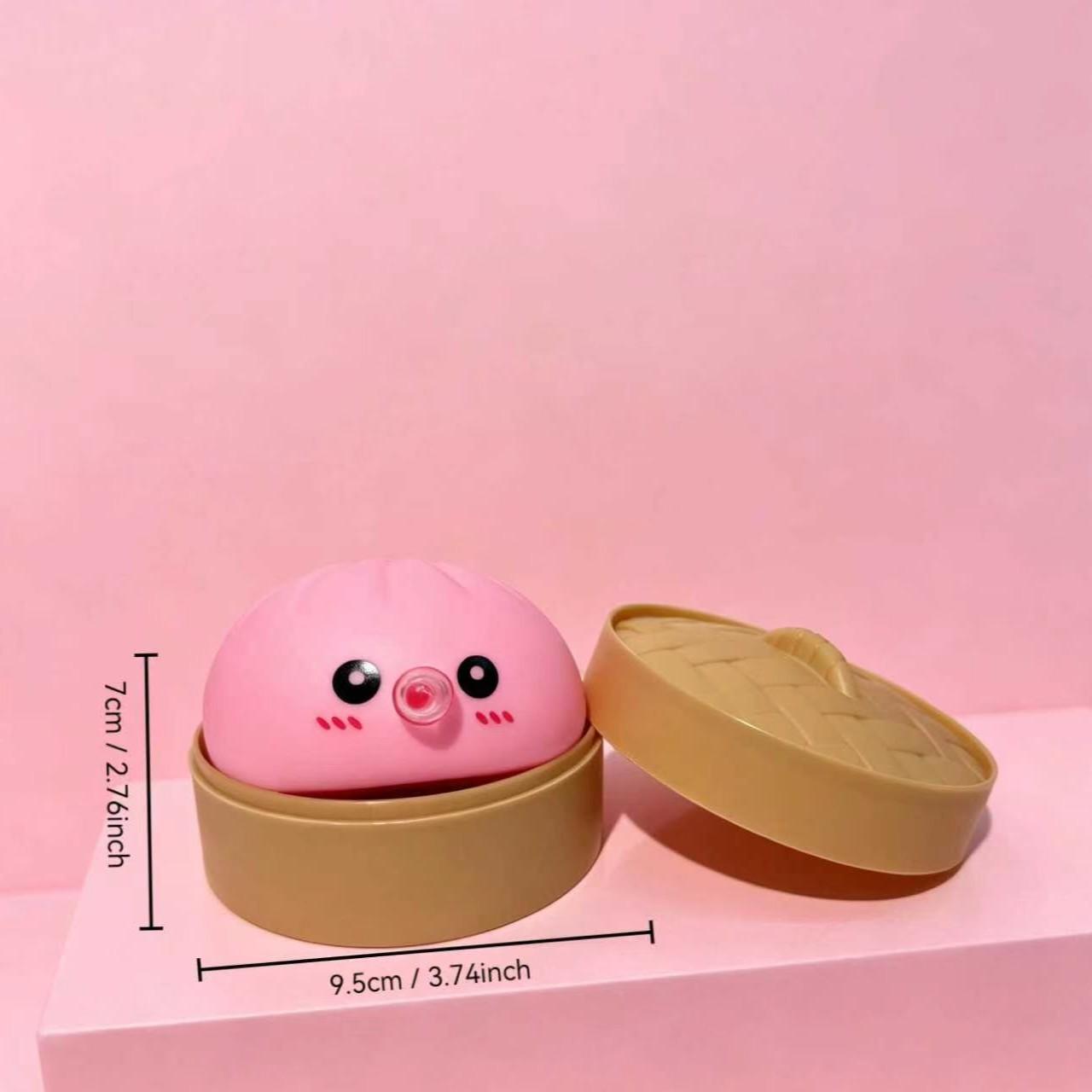 Bubble Gum Baozi Stress Relief Toy, Large Steamer Print Emoji Baozi, Fun and Interactive Kids' Plaything, Perfect for Children