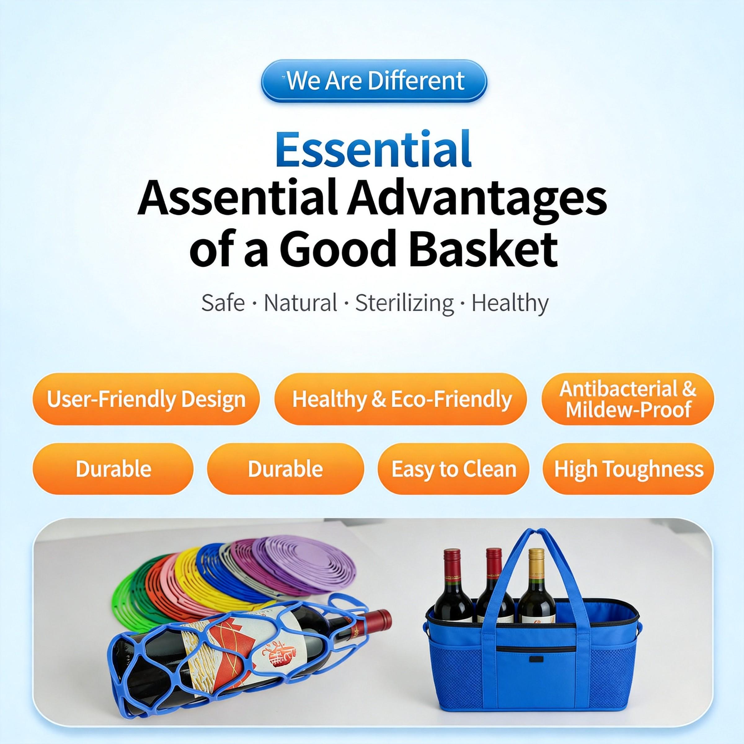 Foldable Portable Wine Bag, Tea Canister Silicone Storage Bag, Breathable Mesh Pouch, Insulation Pad, Convenient Organizer