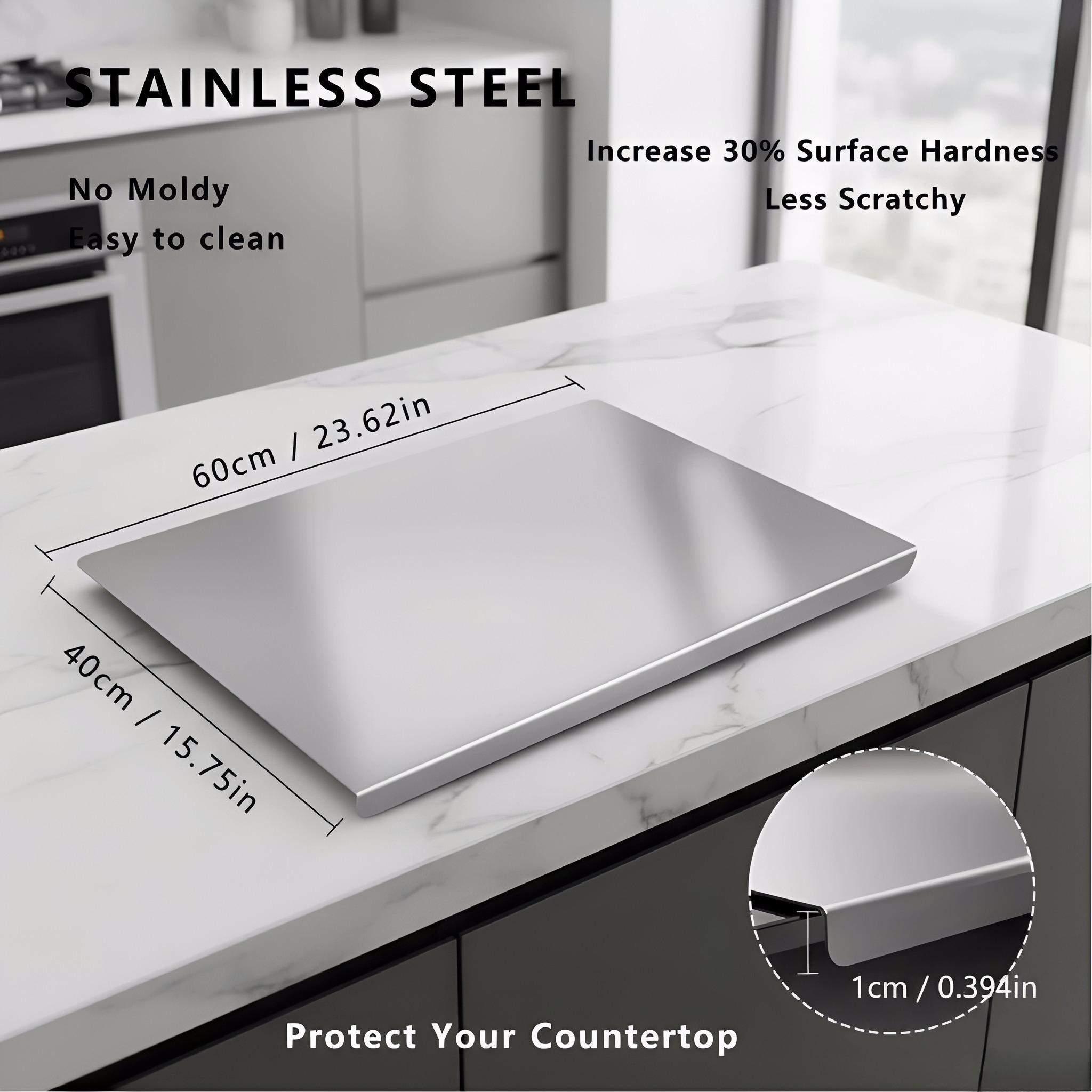 Stainless Steel Chopping Board, Non-slip Kitchen Chopping Board, Kitchen Cutting Board, Kitchen Accessories, Household Kitchen Gadgets