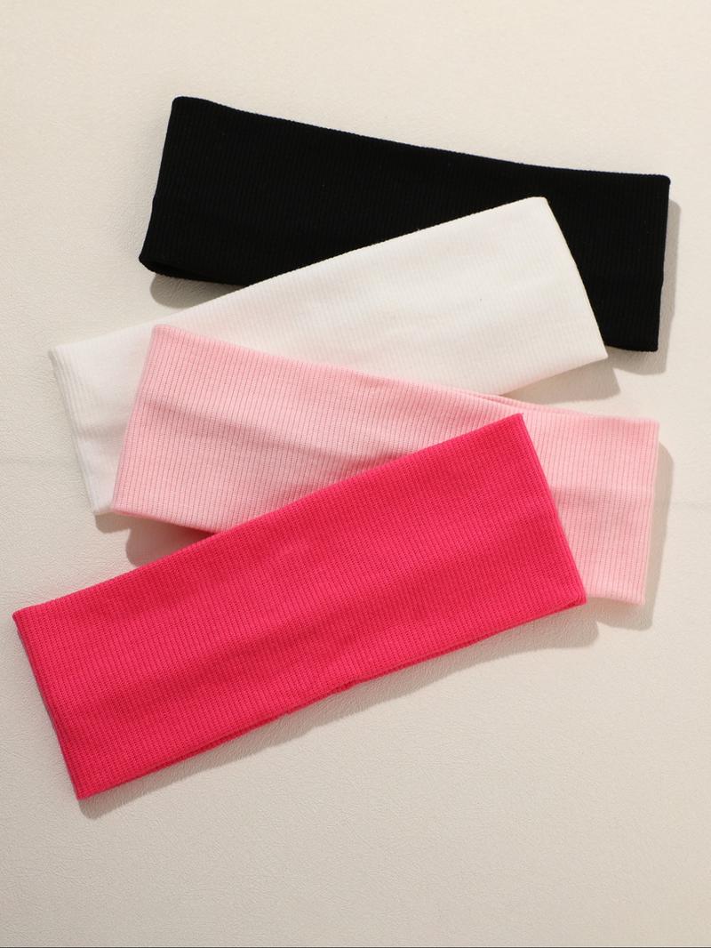 Women's Multi-Color Sports Headbands, Elastic Sweat-Absorbing Hair Bands, Yoga Running Fashion Accessories, Sweat-Wicking Headband for All Seasons