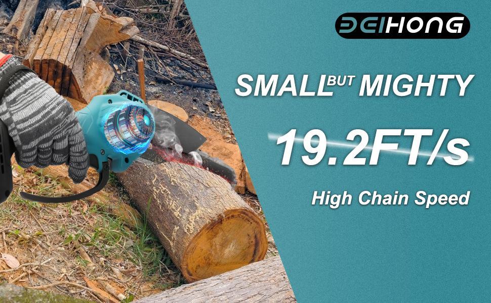 21V Mini Chainsaw, 6 Inch Portable Electric Chainsaw Cordless with 2 Batteries Security Lock, Small Handheld Chain saw for Tree Branches, Courtyard, Household and Garden, Father's Day Gift for Men Dad Husband Women 21V Mini Chainsaw, 6 Inch Portable Electric Chainsaw Cordless with 2 Batteries Security Lock, Small Handheld Chain saw for Tree Branches, Courtyard, Household and Garden, Father's Day Gift for Men Dad Husband Women