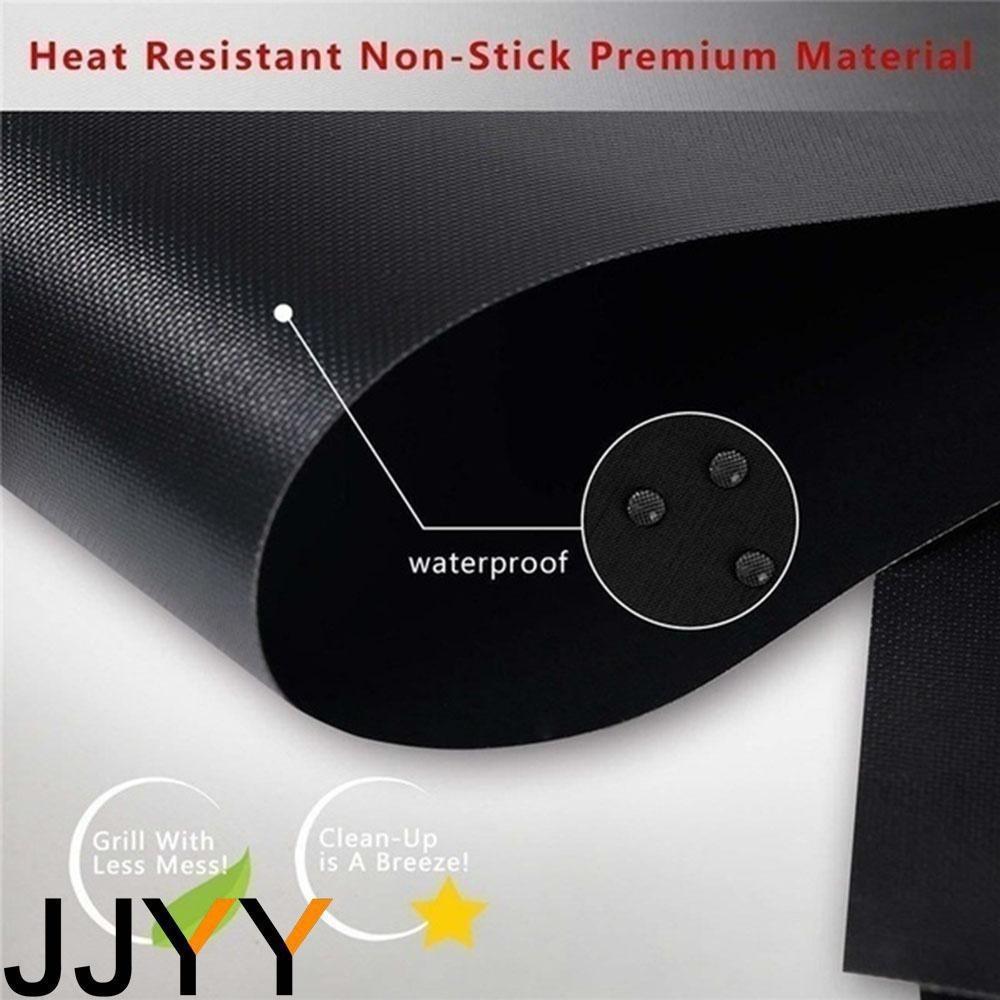 Professional Non-Stick Silicone Baking Mat, Reusable High Heat Grill Sheet Set for BBQ Oven Air Fryer, Durable Skid-Proof Pan Liner for Kitchen Camping Picnic, Easy Clean Food Grade BBQ Tools Accessories