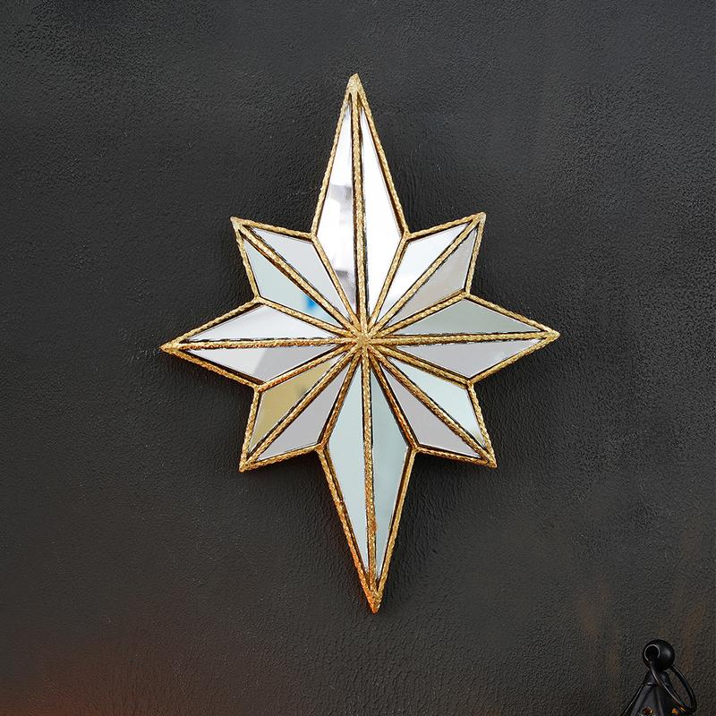Creative Resin Octagonal Starburst Mirror Decorative Wall Hanging, Interior Wall Decor, Portable Installation, Home Decoration, Wedding, Party, Photography Prop #TOP PICKS