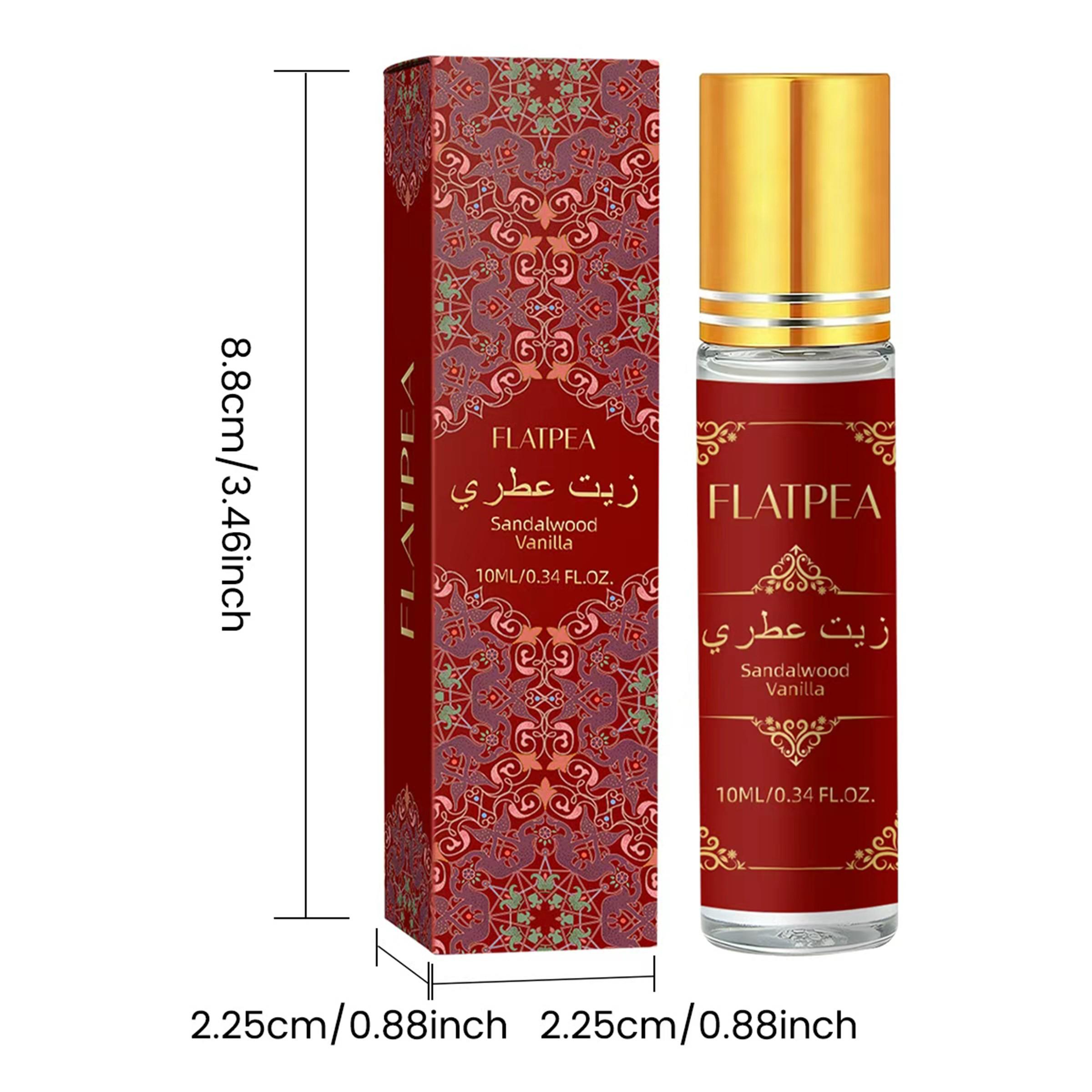 Clear Woody Warm Vanilla Rollerball Fragrance Oil, Sandalwood Vanilla Woody Scent, Alcohol-Free, Long-Lasting, 10ML, Retro Gift Box