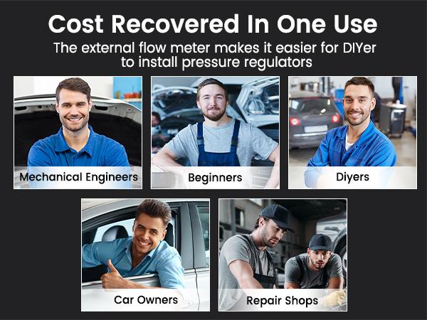 ANCEL S300 Smoke Machine with Built-in Air Pump, Pressure Gauge & Flow Meter, Dual Mode EVAP Smoke Machine Leak Tester, Vacuum Fuel Pipe System Smoke Leak Detector Automotive Diagnostic Tool Vehicle