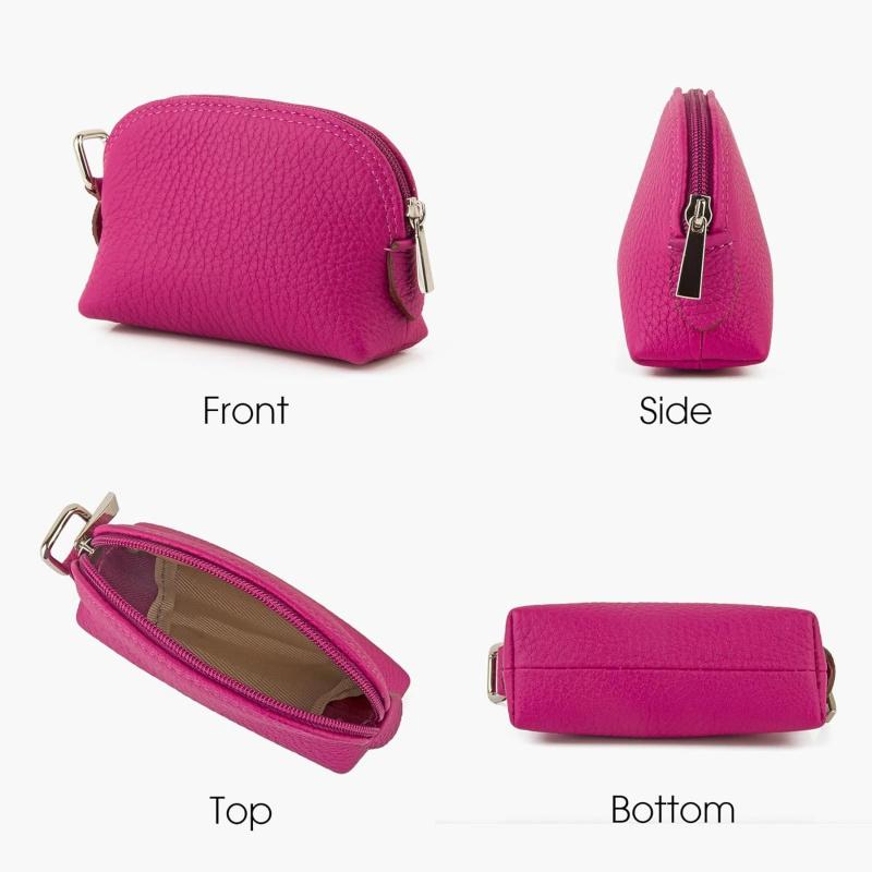 [Mother's Day Gifts]Compact Keychain Coin Purse, Minimalist Zipper Card Wallet, Daily Storage Pouch for Shopping & Dating Outdoor Sports