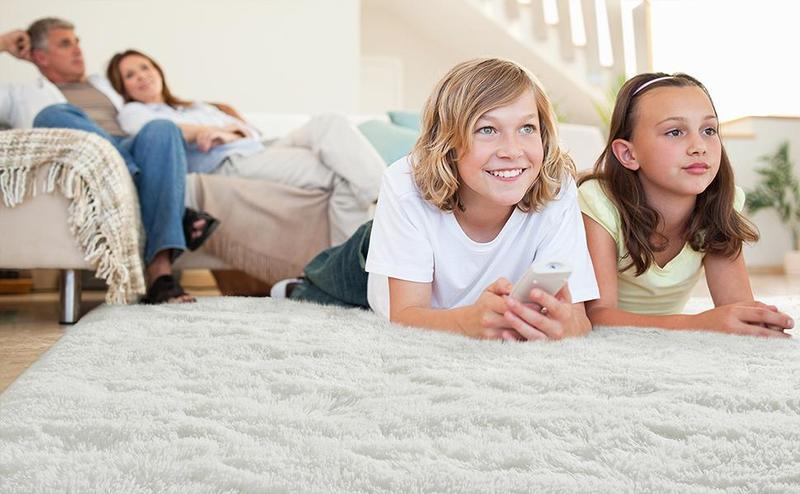 LOCHAS Ultra Soft Indoor Modern Area Non-Slip Rugs Fluffy Living Room Carpets for Children Bedroom Home Decor Nursery Rug