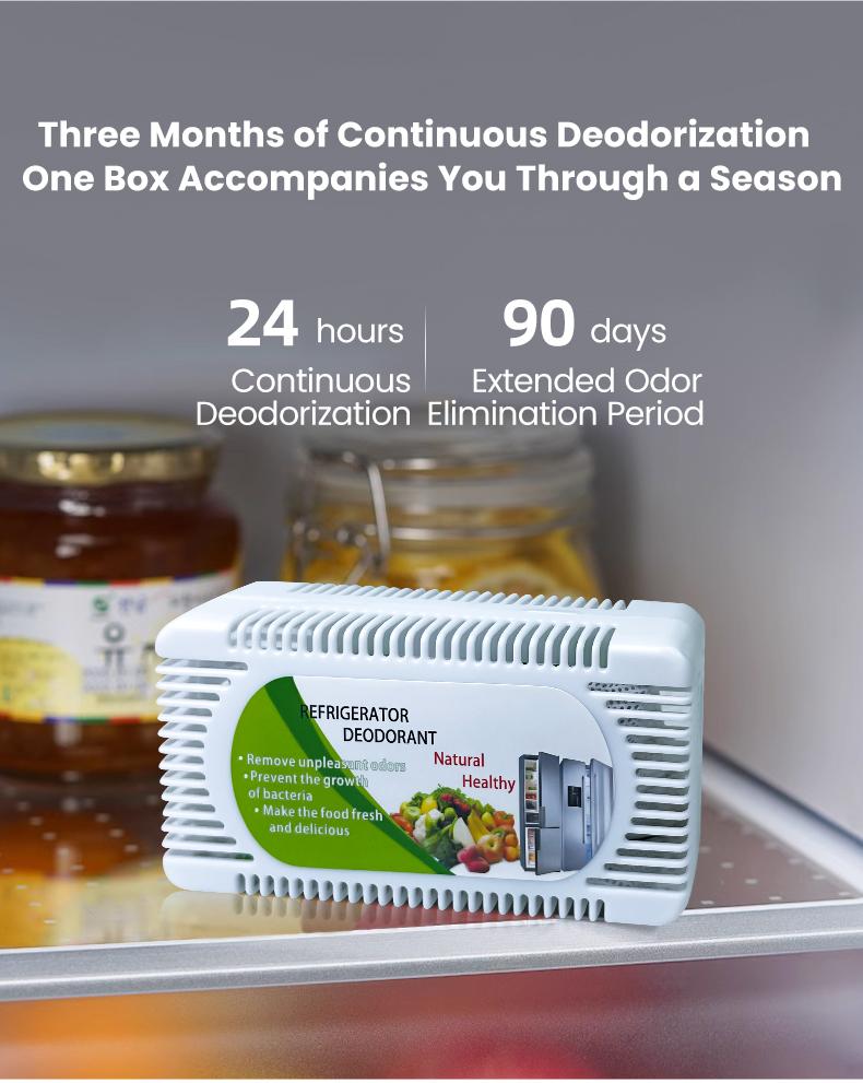 Reusable Fridge and Freezer Deodorizer Unscented Activated Carbon Formula Eliminates Odors Absorbs Moisture Ideal for Refrigerators Freezers Coolers Closets and Trash Can Long-Lasting Performance Universal Fit Extended Food Freshness