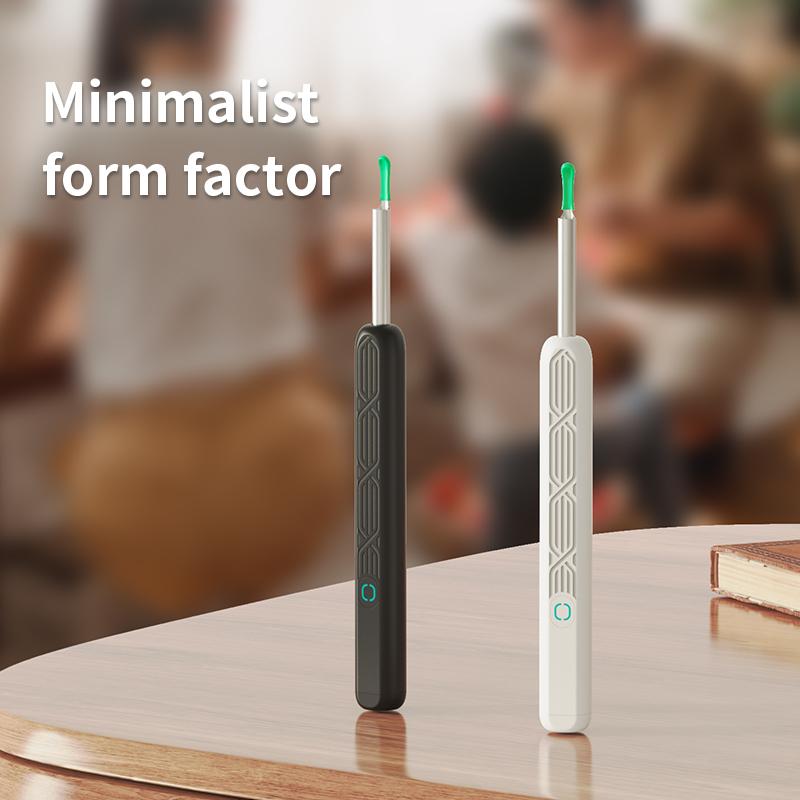 Earwax Removal Tool Kit with Camera, Portable 360° Wide-Angle Ear Cleaner, Waterproof Endoscope, Type-C Charging, Fits iPhone & Android, Earwax Cleaning Kit