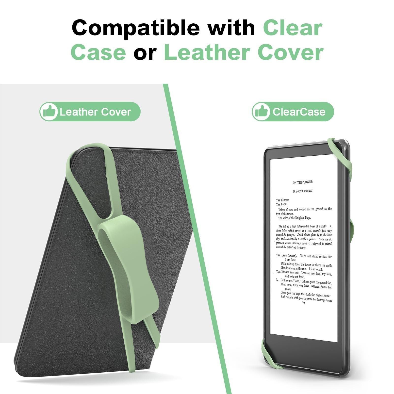 One Hand Reading Silicone Holder, Reduce Fatigue, Universal For E-Readers, Tablets & Phones