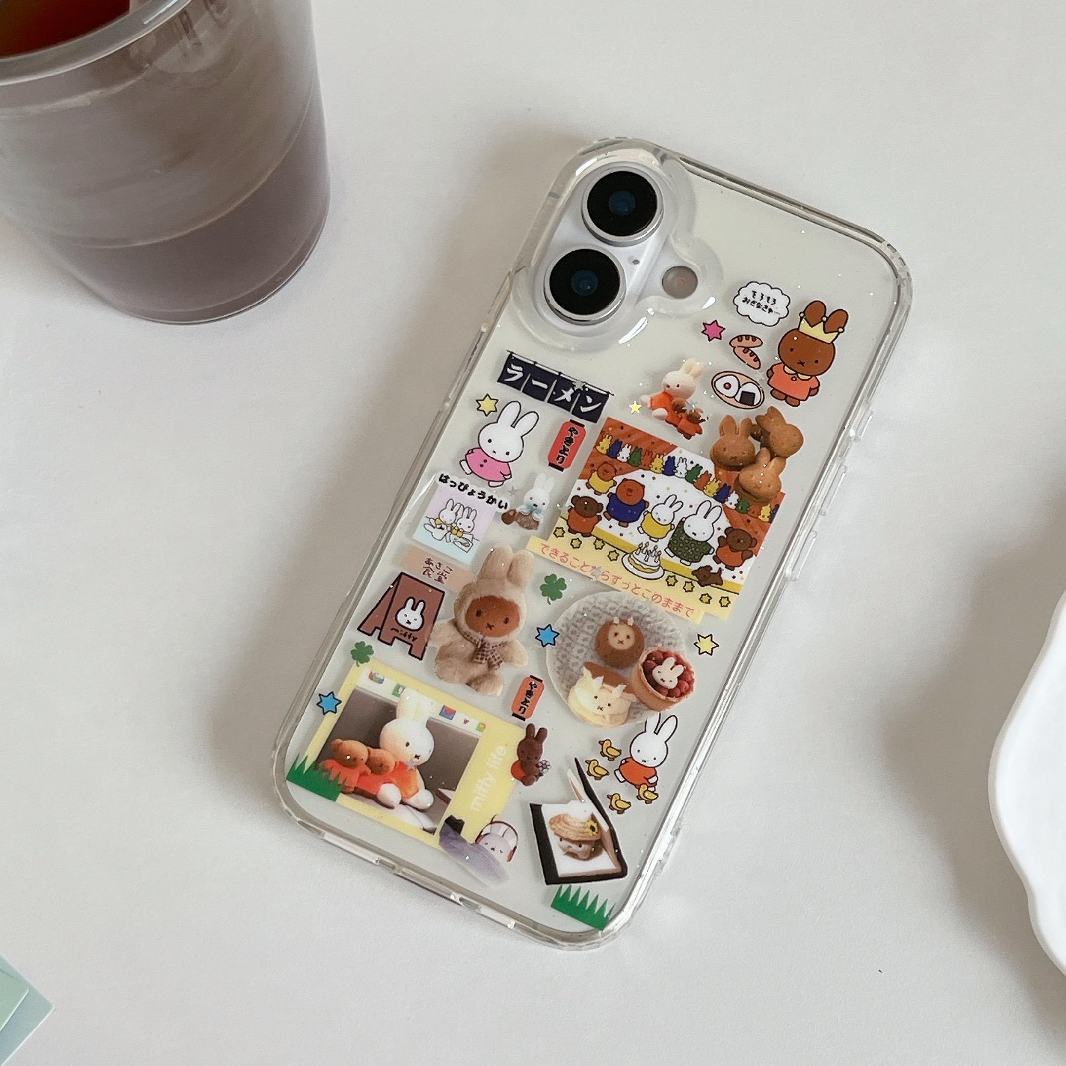 Miffy Rabbit Apple iPhone Case, Casing, Compatible with iPhone 17 Pro Max, 16 Pro Max, 15 Pro Max, 14 Pro, Creative, Fashionable & Protective Phone Cover