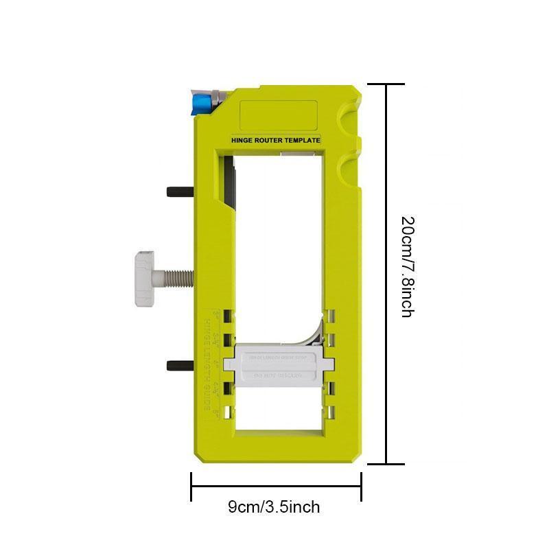Door Hinge and Door Lock Installation Kit, Professional Template Precision Positioning, Full Accessories Set, Efficient Installation Aid