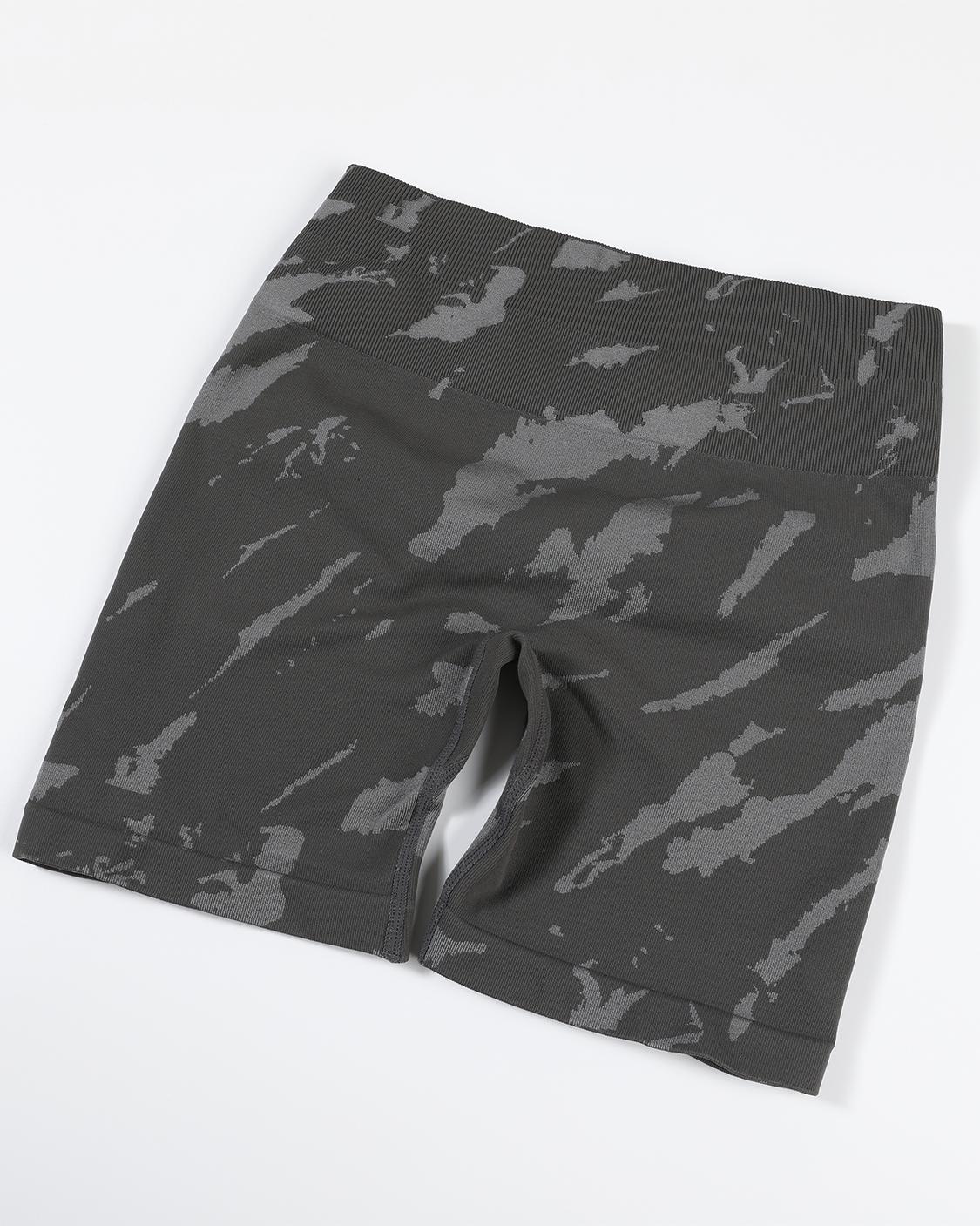 AUROLA Zebra Women Seamless Scrunch Workout Shorts High Waisted Gym Yoga Short