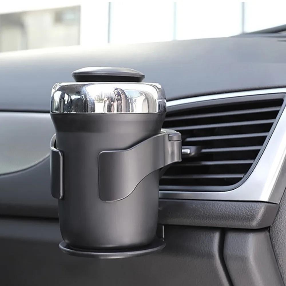 Universal Rotating Car Cup Holder Clip-On Drink Mount for Coffee Bottle Soda Can Auto Air Vent Organizer Accessories Practical Vehicle Storage