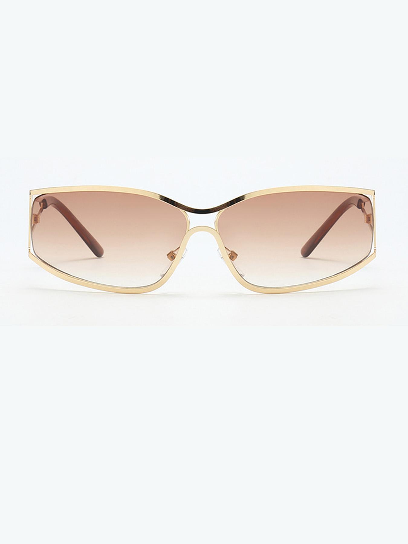 Vintage Frame Sunglasses, Trendy Casual Sunglasses for Women, Fashion Accessories for Everyday Use and Outdoor Activities, Sunglasses Frames