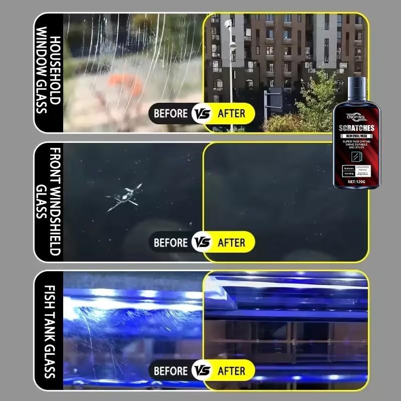 Multi-Purpose Scratch Polish Agent, Bathroom Glass RV Bathtub Polishing Repair, Remove Scratches Clear No Residue, Essential Cleaning Tool