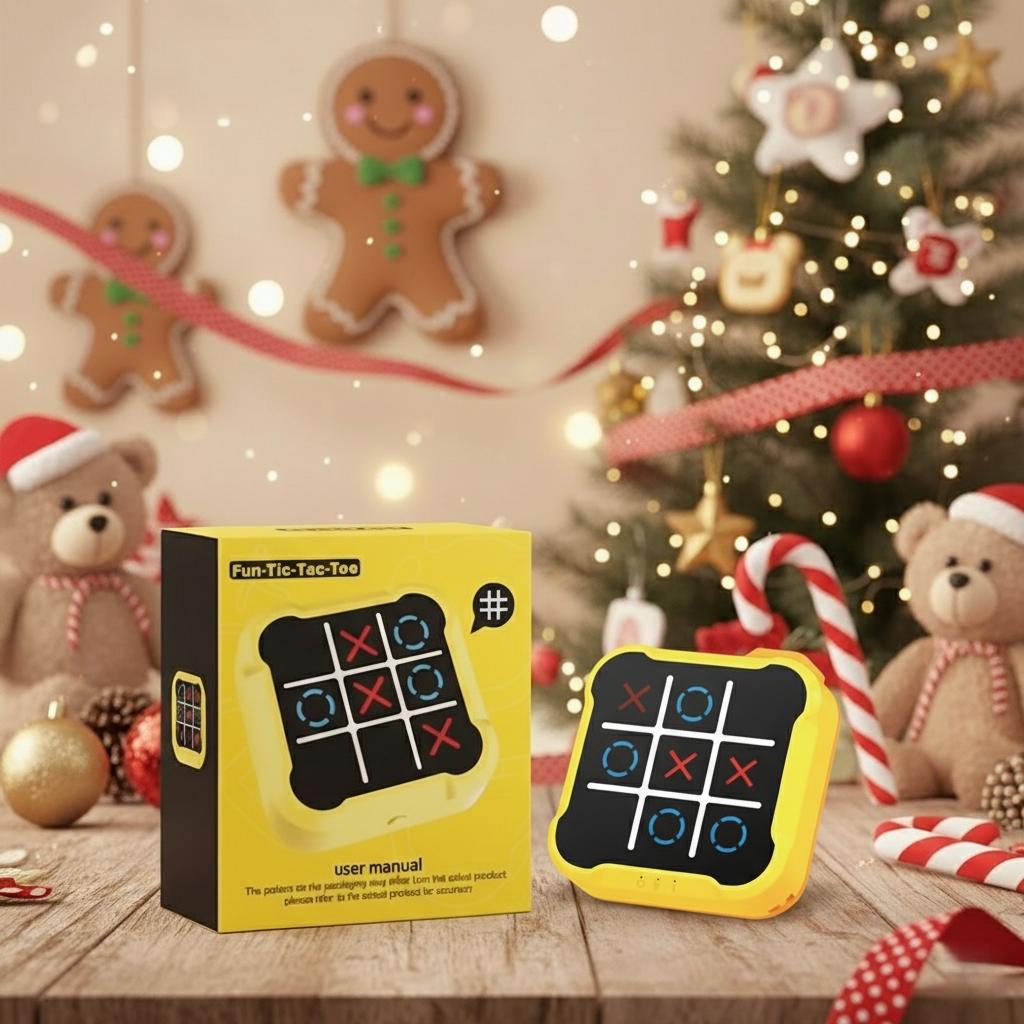 Portable Electronic Connect Four Game Machine, Educational Finger Toy, Family Entertainment, Friend Gathering, Home Education, Battery-Free