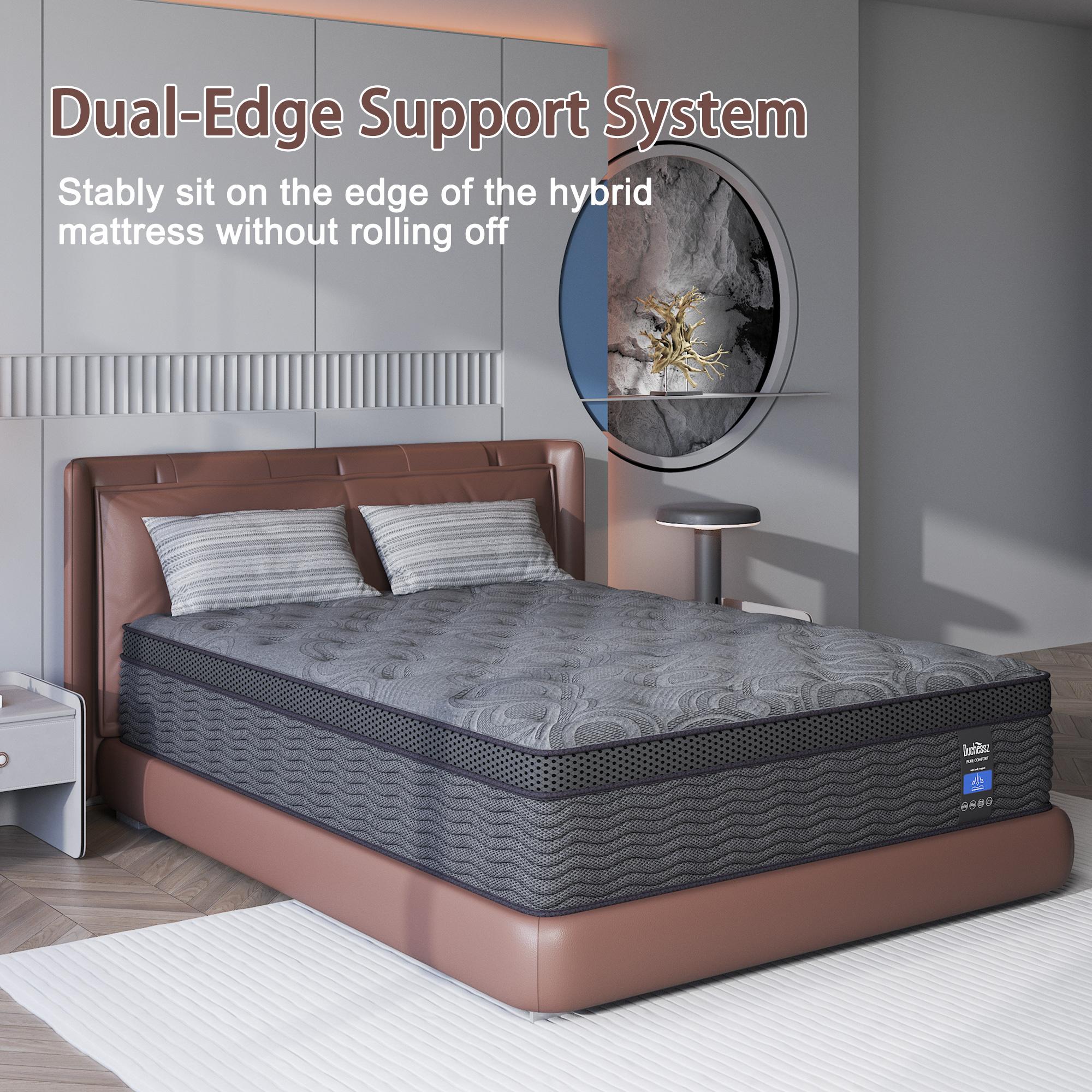 9/12/14 inch Twin Full Queen King Hybrid Mattress in a Box, Upgrade Individually Pocket Springs, Medium Firm, Pressure Relief, Breathable Comfort and Durable, CertiPUR-US Certified 9/12/14 inch Twin Full Queen King Hybrid Mattress in a Box, Upgrade Individually Pocket Springs, Medium Firm, Pressure Relief, Breathable Comfort and Durable, CertiPUR-US Certified