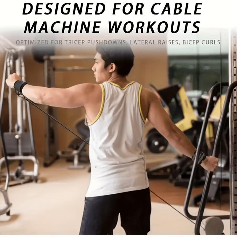 Adjustable fitness wristband with anti-slip design, heavy-duty adjustable fitness wristband - suitable for cable machines, weightlifting, pull-ups, gym and home fitness training assistance, fitness accessories, strength training equipment